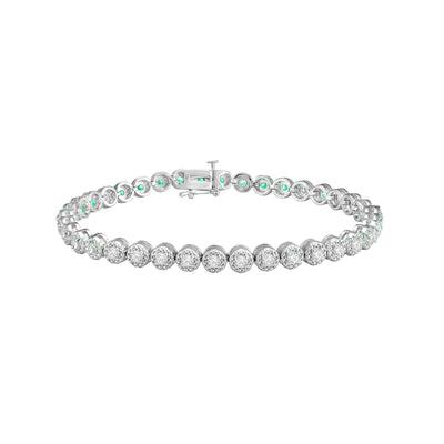 2 ct tdw Diamond Tennis Bracelet in 10K White Gold - jewelerize.com