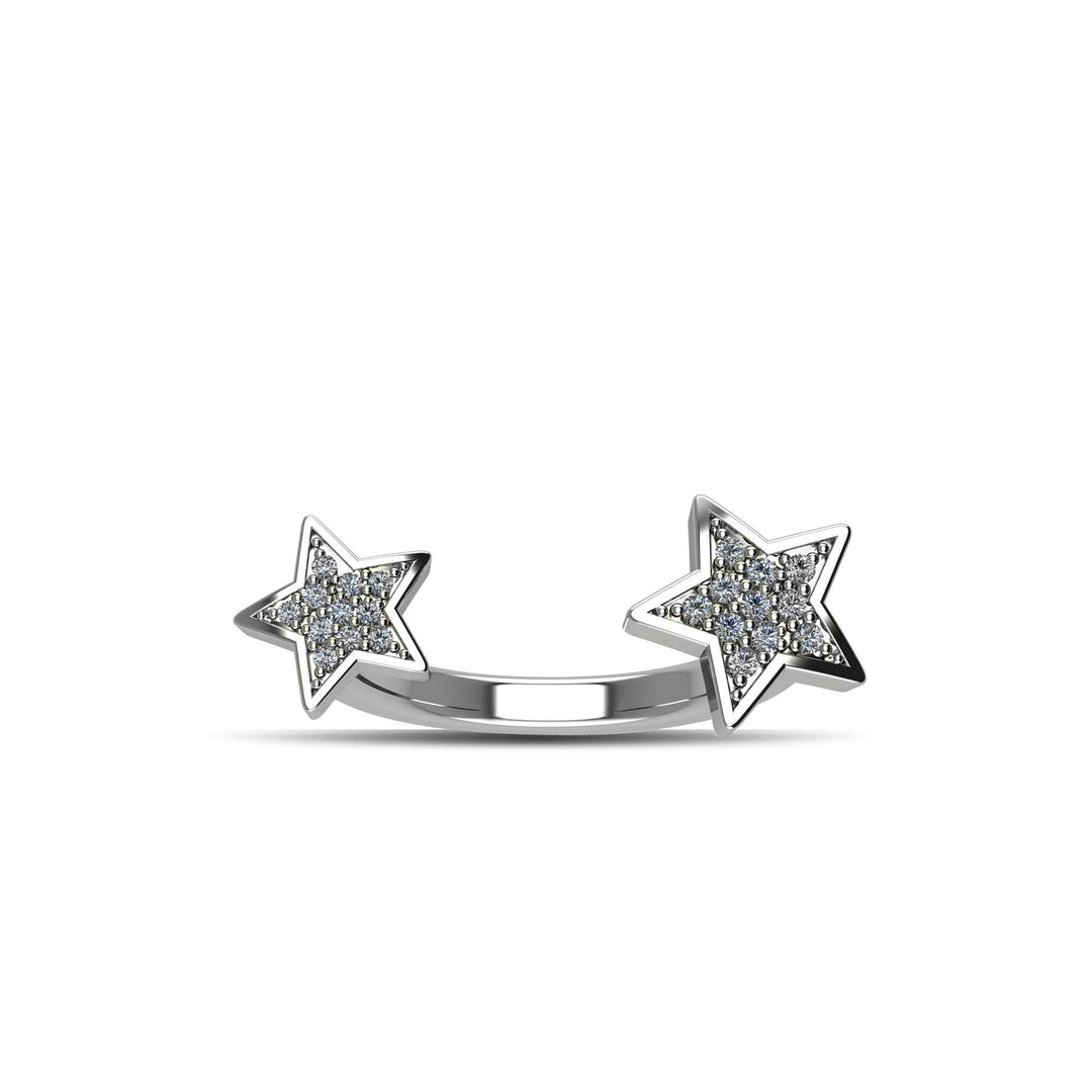 Cubic Zirconia Fashion Ring in Sterling Silver - jewelerize.com