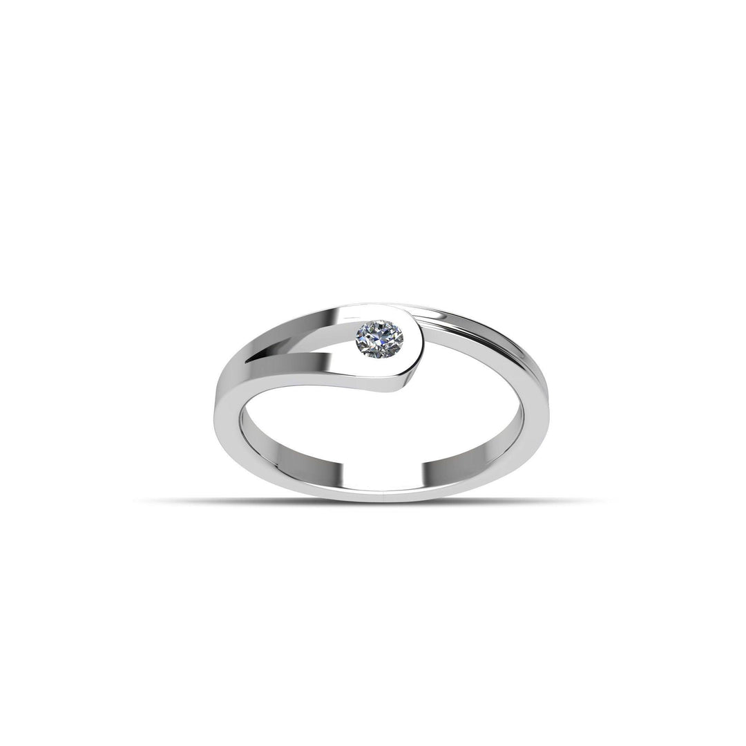 Cubic Zirconia Fashion Ring in Sterling Silver - jewelerize.com