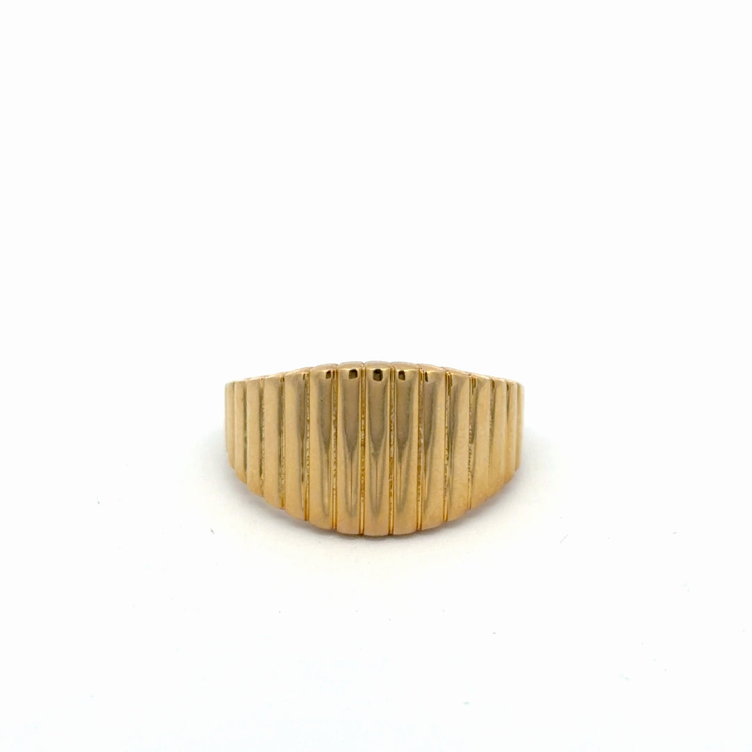 Classic Polished Yellow Gold Ring - jewelerize.com