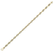 Diamond Fashion Bracelet in 10K Yellow Gold - jewelerize.com