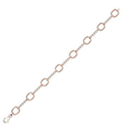 Diamond Fashion Bracelet in 10K Rose Gold - jewelerize.com
