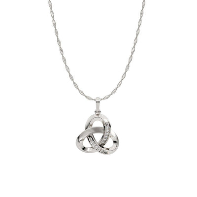 Diamond Fashion Pendant in 10K White Gold - jewelerize.com
