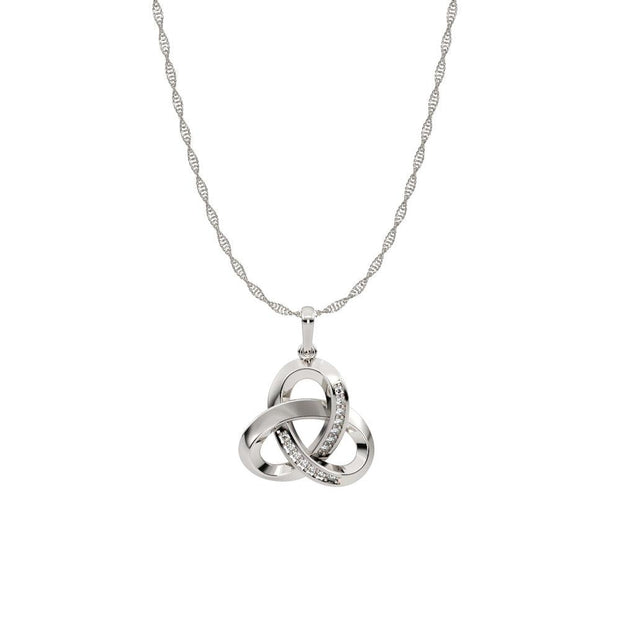 Diamond Fashion Pendant in 10K White Gold - jewelerize.com