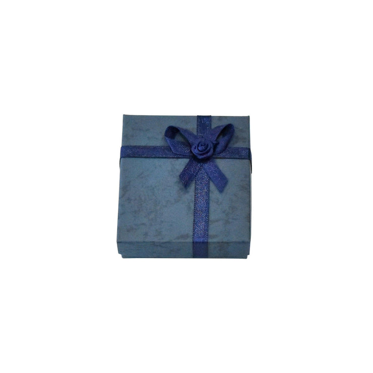 Blue Paper Earring/Necklace Gift Box - jewelerize.com