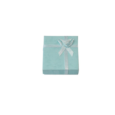 Turquoise Paper Earring/Necklace Box - jewelerize.com