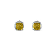 Sterling Silver Citrine Fashion Earrings - jewelerize.com