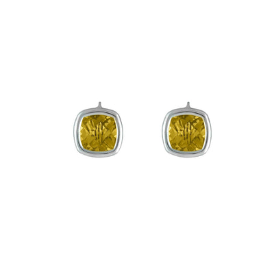 Sterling Silver Citrine Fashion Earrings - jewelerize.com