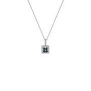 Sapphire and Diamond Accent Fashion Pendant in 10K Gold - jewelerize.com