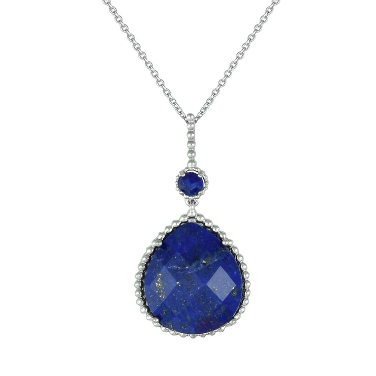 Lapis Lazuli Silver Pendant - jewelerize.com