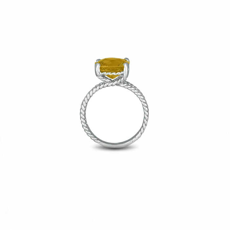 Citrine Fashion Ring in Sterling Silver - jewelerize.com