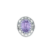 Pink Amethyst Fashion Ring in Sterling Silver - jewelerize.com
