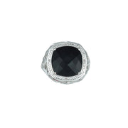 Black Onyx and Diamond Accent Fashion Ring - jewelerize.com