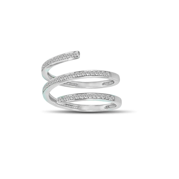 Diamond Accent Fashion Ring in 10K White Gold - jewelerize.com