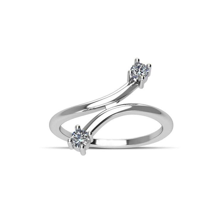 Cubic Zirconia Fashion Ring in Sterling Silver - jewelerize.com